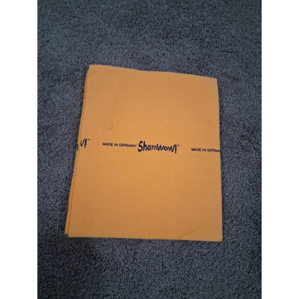 2 New ShamWow Multipurpose Large Drying Towel Made In Germany Sham WOW! NWOT